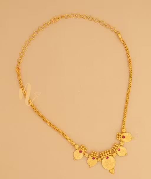 Gold-plated traditional necklace
