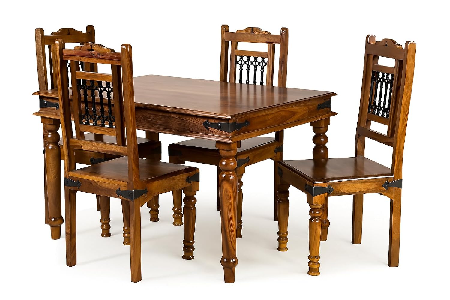 SHREE JEEN MATA ENTERPRISES Solid Sheesham Wood Dining Set
