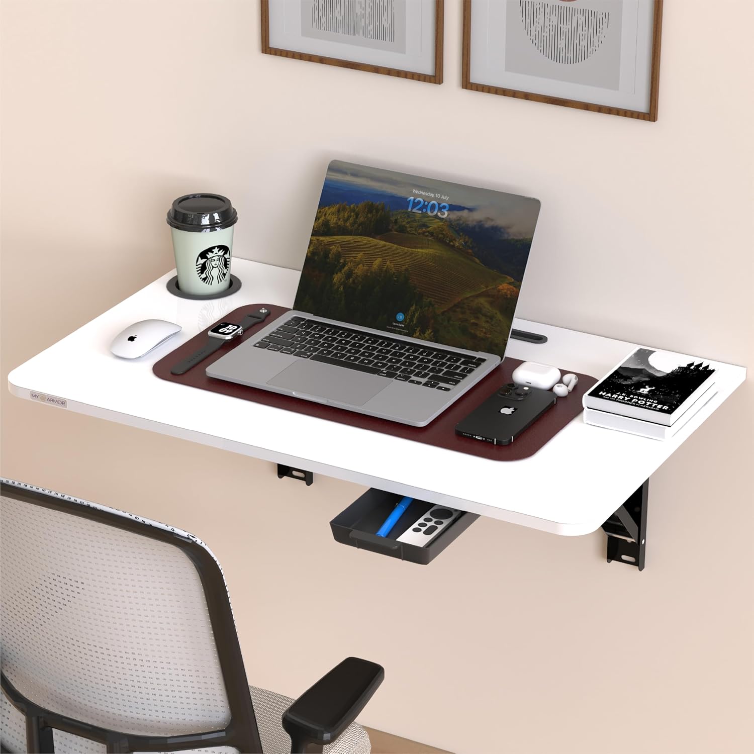MY ARMOR Wall Mount Foldable Table