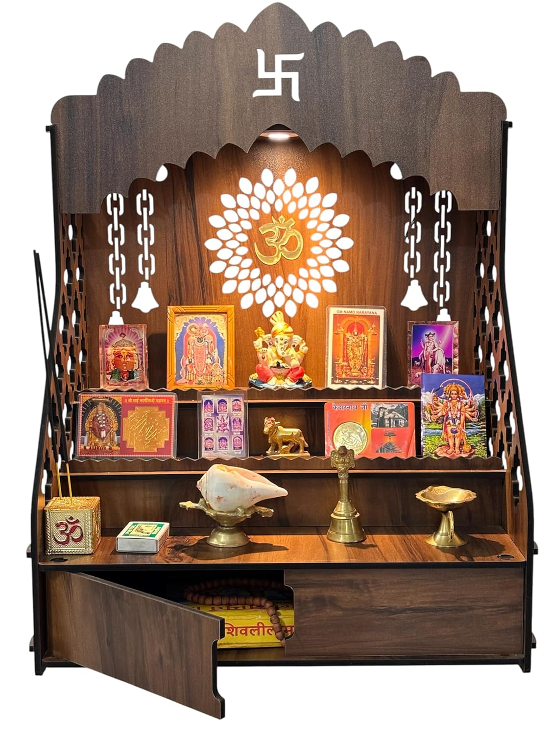 STEPn'SPACE Wooden Temple with LED Light