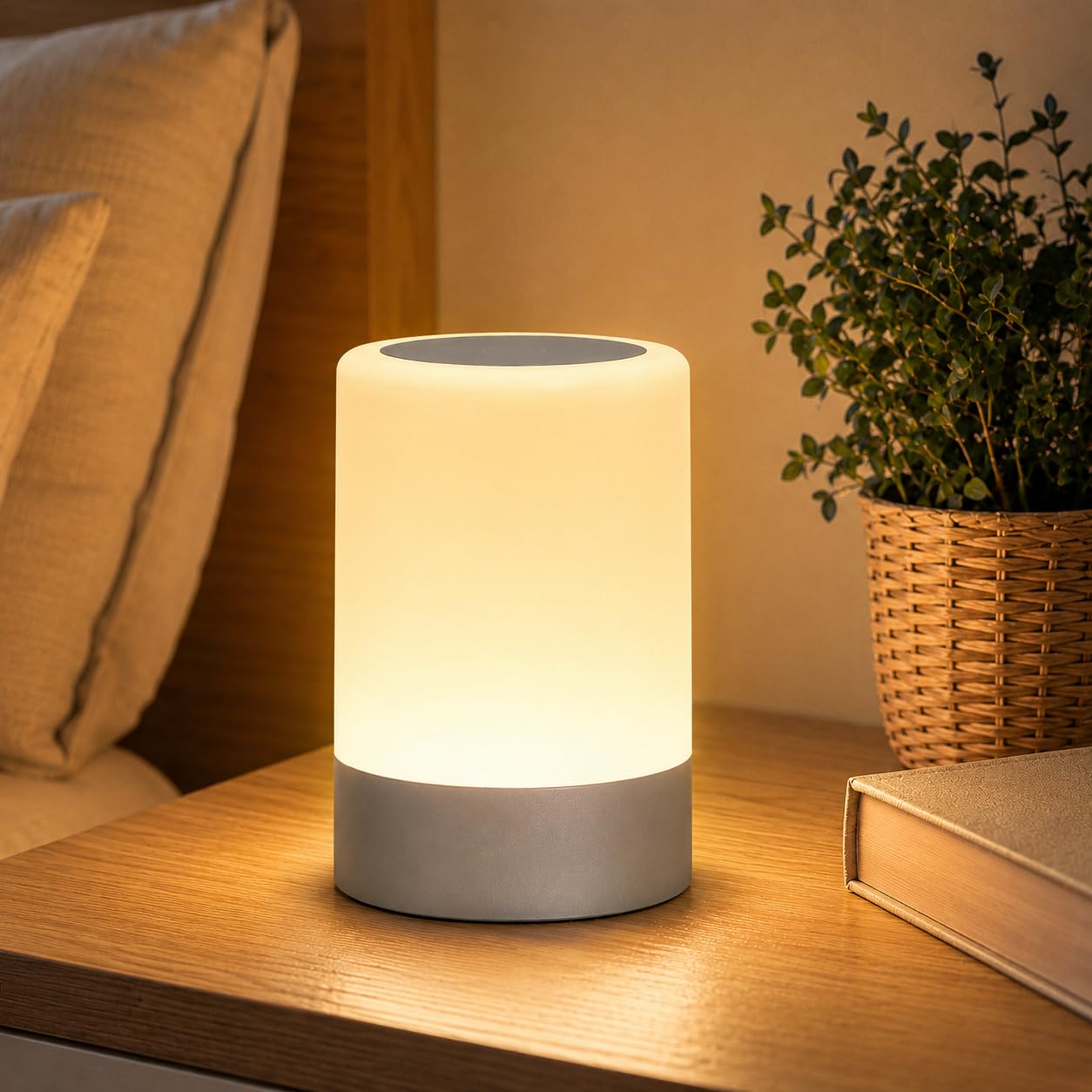 FLYNGO Touch Control LED Night Light Table Lamp
