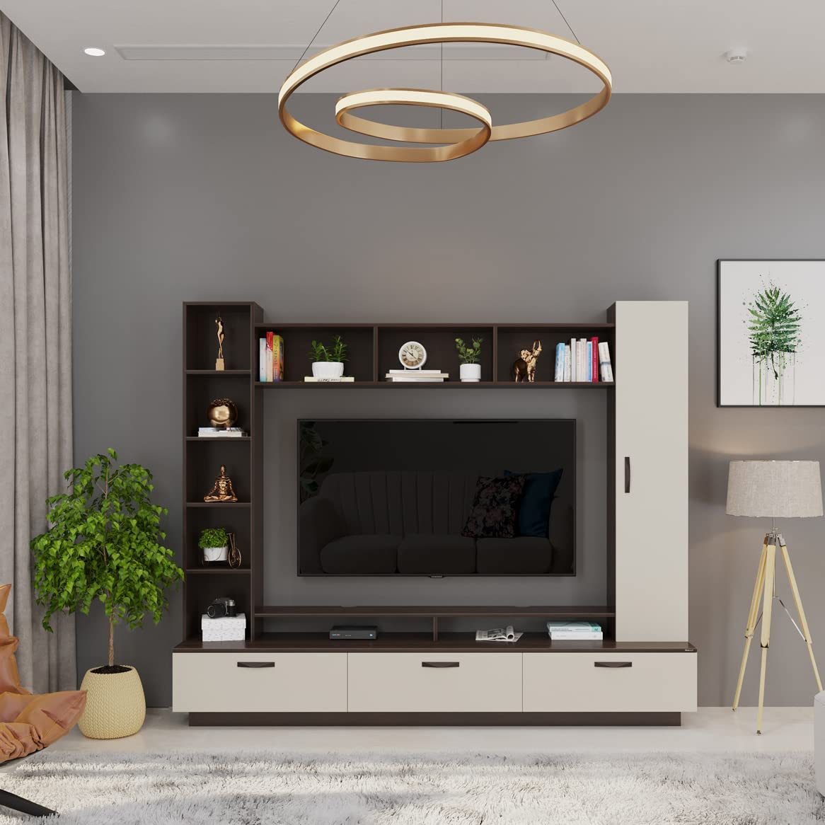 BLUEWUD Fenily TV Entertainment Unit